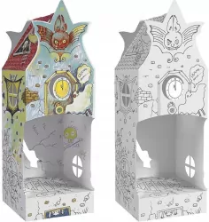 Kolorowanka-Składanka 3D MINI. Dome.  Potworna 6