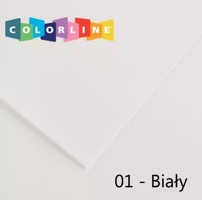 Karton ozdobny 50 x 65 cm, 150 g biały