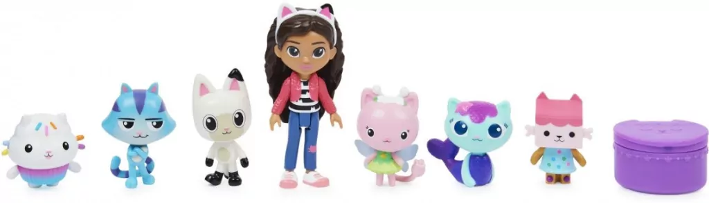 Koci Domek Gabi. Zestaw 7 Figurek - tantis.pl
