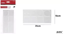 Paleta malarska prostokątna 31x15cm