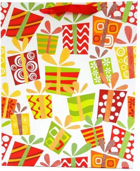 Torebka prezentowa "prezenty" 1340A 31x42x12cm p12, cena za 1szt - tantis.pl