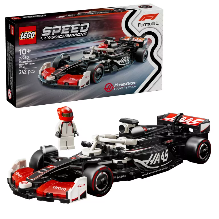 LEGO® Speed Champions. Bolid F1® MoneyGram Haas Team VF-24 77250 - tantis.pl