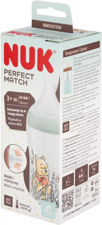 NUK. Butelka z silikonowym smoczkiem. 260 ml - tantis.pl