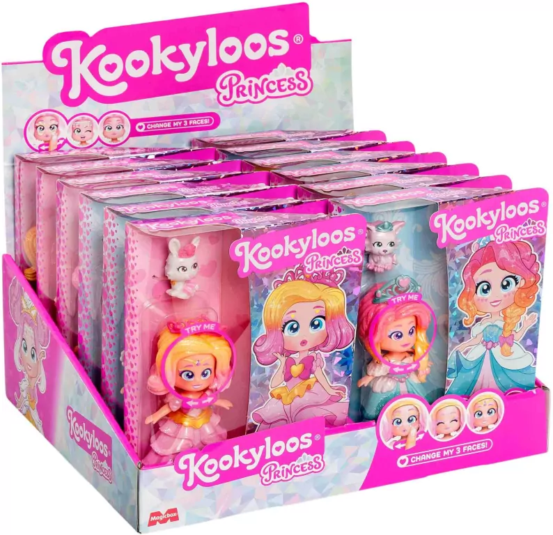 Kookyloos Princess Dolls 1szt.mix - tantis.pl
