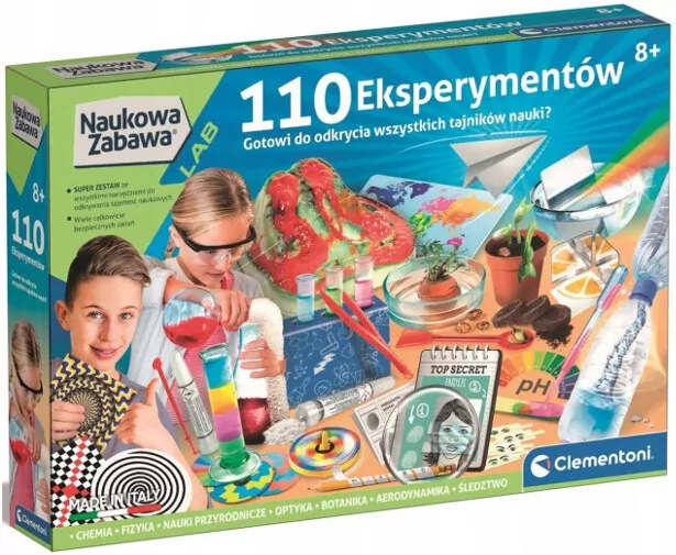 110 eksperymentów Clementoni - tantis.pl