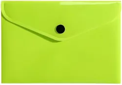 Teczka koperta A6 PP neon żółta
