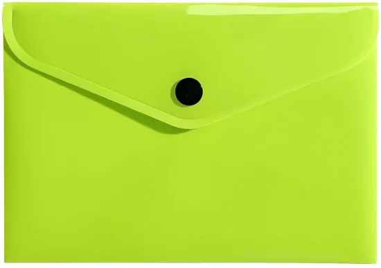 Teczka koperta A6 PP neon żółta