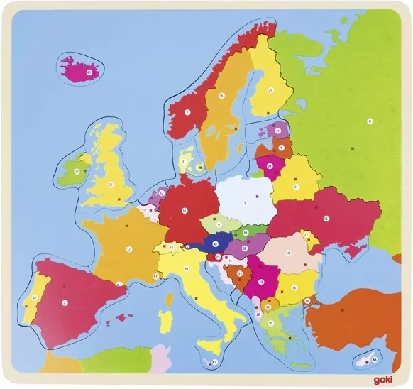 Układanka. Mapa Europy - tantis.pl