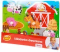 Smily Play. Układanka drewniana Mała farma - tantis.pl