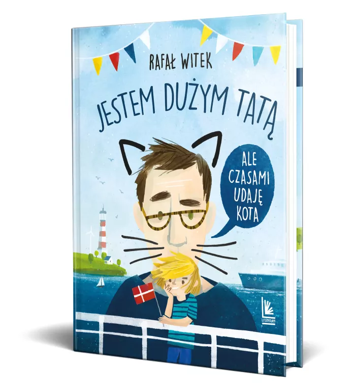 Jestem dużym tatą, ale czasami udaję kota. Z parasolem - tantis.pl