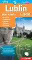 Plan miasta Lublin 1:20 000 plastik DEMART - tantis.pl