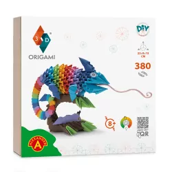 Origami 3D kameleon/chameleon