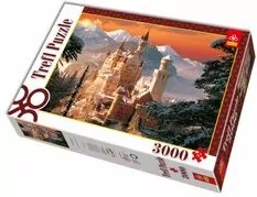 Puzzle 3000. Zimowy Zamek Neuschanstein 33025 - tantis.pl