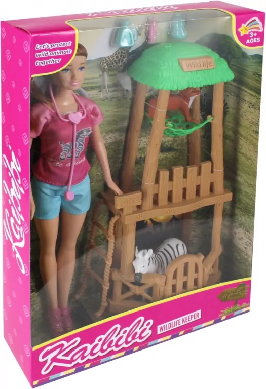 Lalka 29cm z akcesoriami Opiekun ZOO - tantis.pl