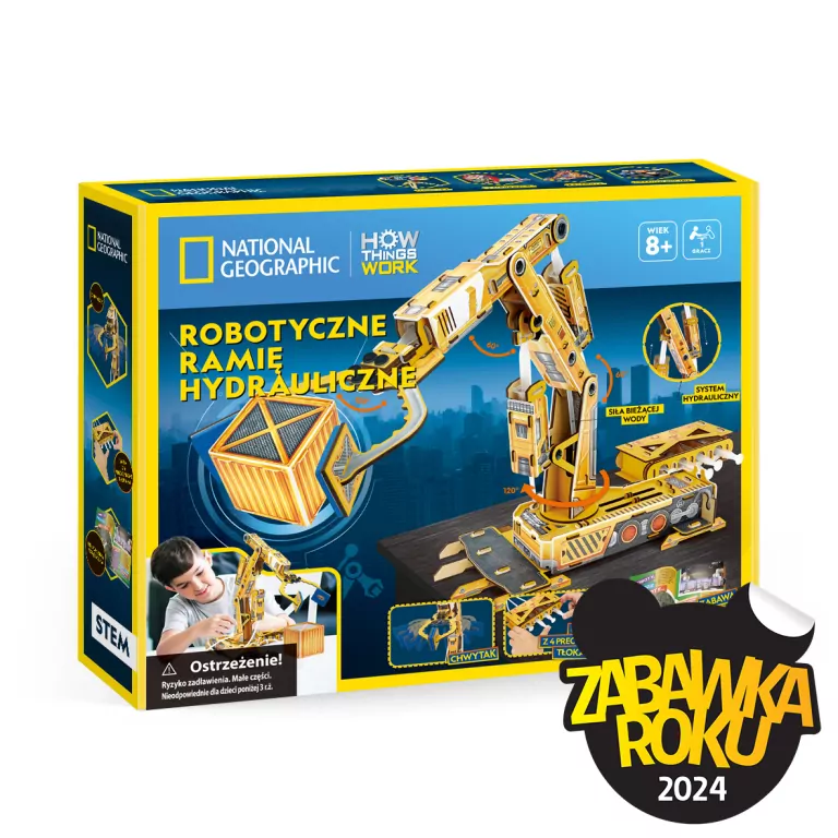 Cubic Fun. National Geographic. Robotyczne ramię hydrauliczne - tantis.pl