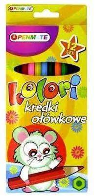 Kredki ołówkowe Kolori. 12 kolorów - tantis.pl