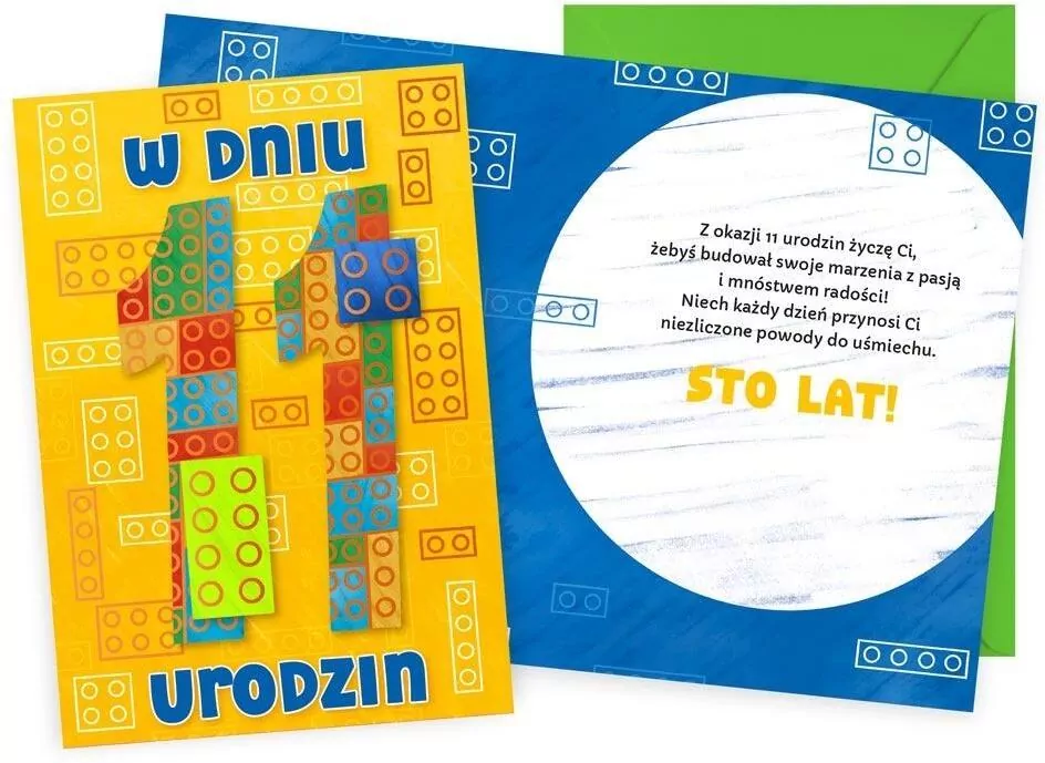Karnet Urodziny 11 - tantis.pl