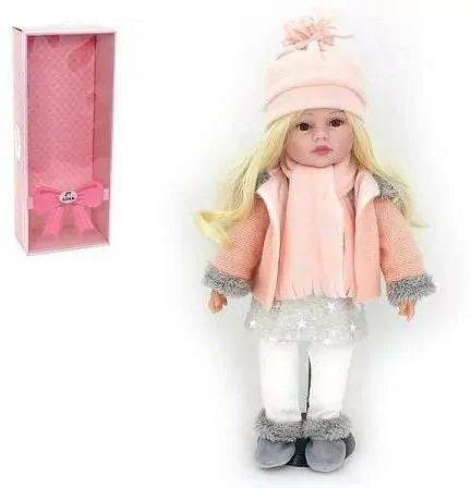 Lalka 45cm stylowa z dźwiękiem 526143 - tantis.pl