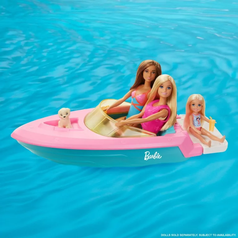 Barbie. Motorówka + Lalka - tantis.pl