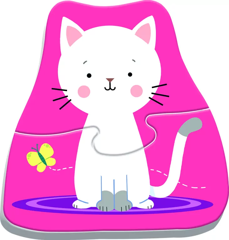 Baby Classic. Zwierzątka. Puzzle 4w1 - tantis.pl