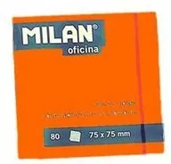 Karteczki samoprzylepne 76x76 neon.pomarańcz MILAN - tantis.pl