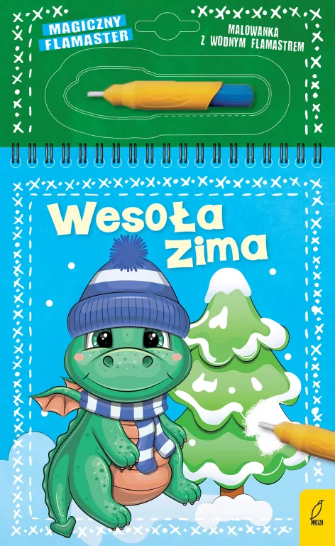 Magiczny flamaster. Wesoła zima - tantis.pl