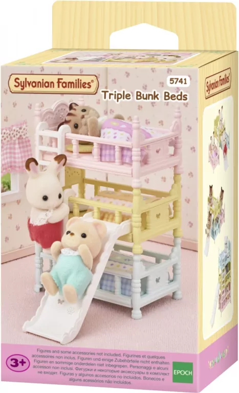 Potrójne łóżko. Sylvanian Families - tantis.pl