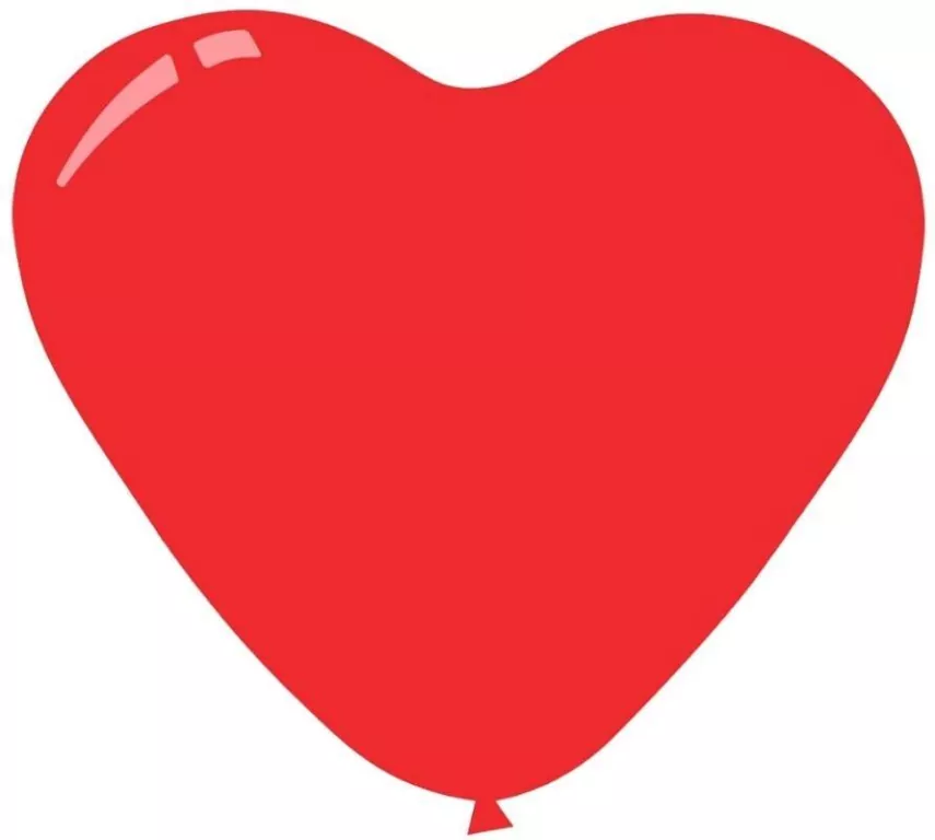Balony Decomex serca pastel Red - tantis.pl
