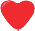 Balony Decomex serca pastel Red - tantis.pl