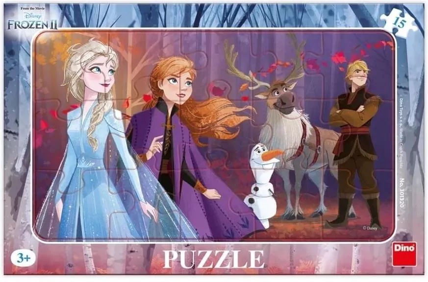 Puzzle 15 ramkowe Kraina Lodu Frozen II - tantis.pl