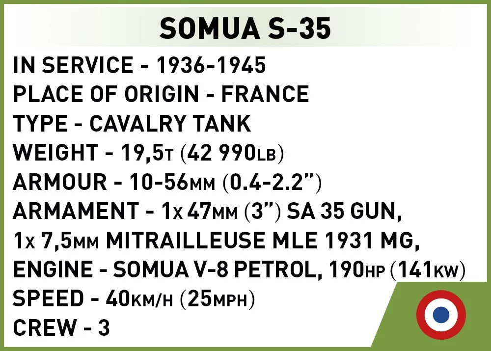 HC WWII Somua S-35 - tantis.pl