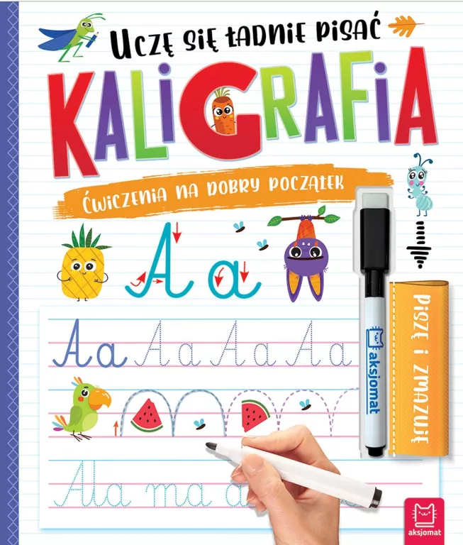 Kaligrafia. Uczę się ładnie pisać. Piszę i zmazuję - tantis.pl