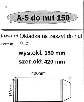 Okładka na zeszyt do nut A5 - tantis.pl