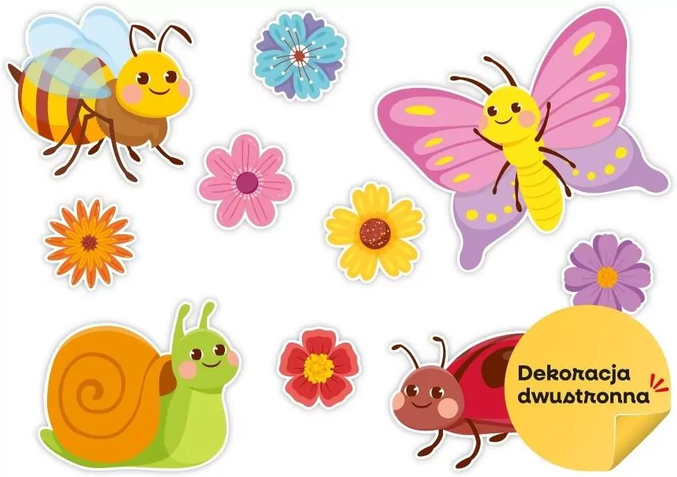 Dekoracja wiosenna A3 10szt - tantis.pl