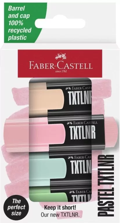 Zakreślacz mini TXTLNR pastel 4szt - tantis.pl