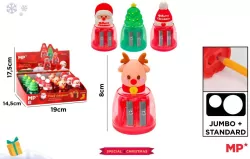 Temperówka podwójna z pojemnikiem BN