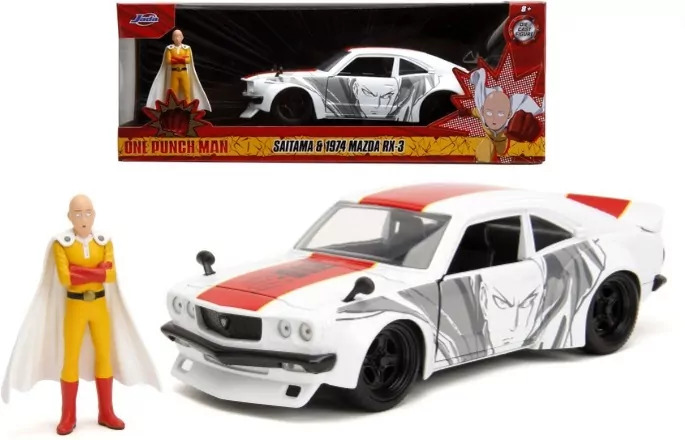 Jada One Punch Man 1974 Mazda RX-3 1:24 - tantis.pl