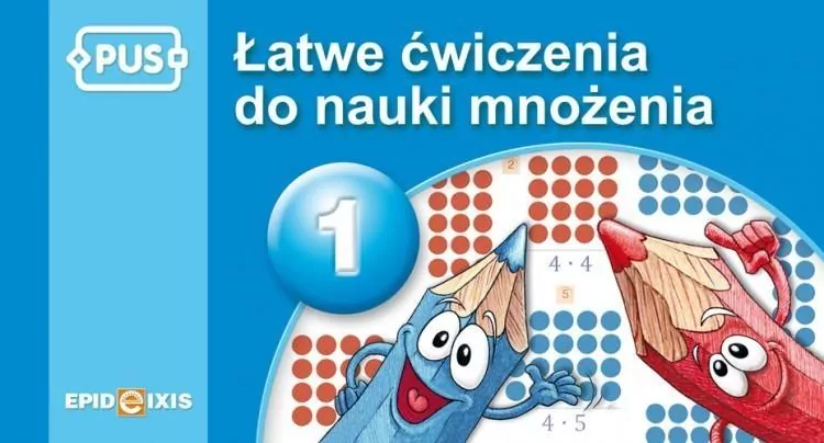 PUS. Łatwe ćwiczenia do nauki mnożenia 1 - tantis.pl