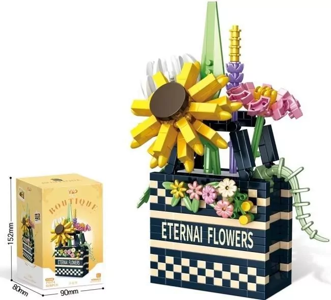 Klocki kwiaty 628el - tantis.pl