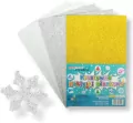 Naklejki piankowe śnieżynki 20,3x31,20cm - tantis.pl