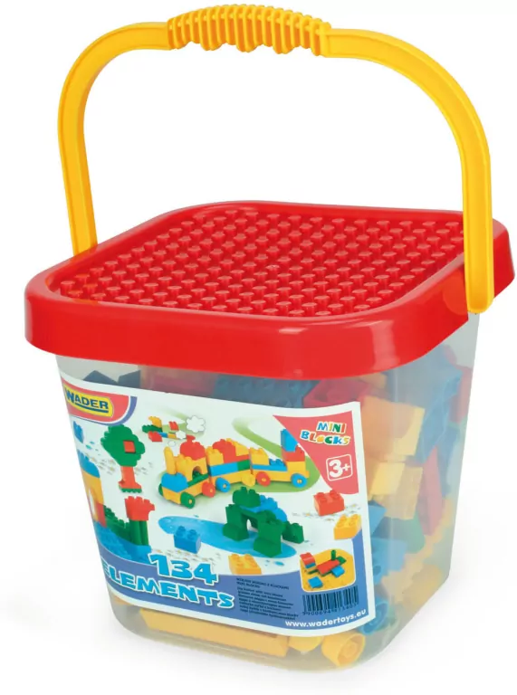 Wader. Klocki Mini Blocks w wiaderku - tantis.pl