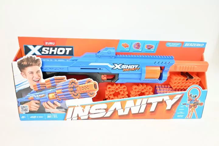 *****ZURU X-SHOT Insanity Berzerko 36610 - tantis.pl