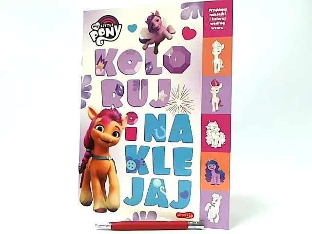 My Little Pony. Koloruj i naklejaj - tantis.pl