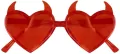 Okulary serca z rogami - tantis.pl