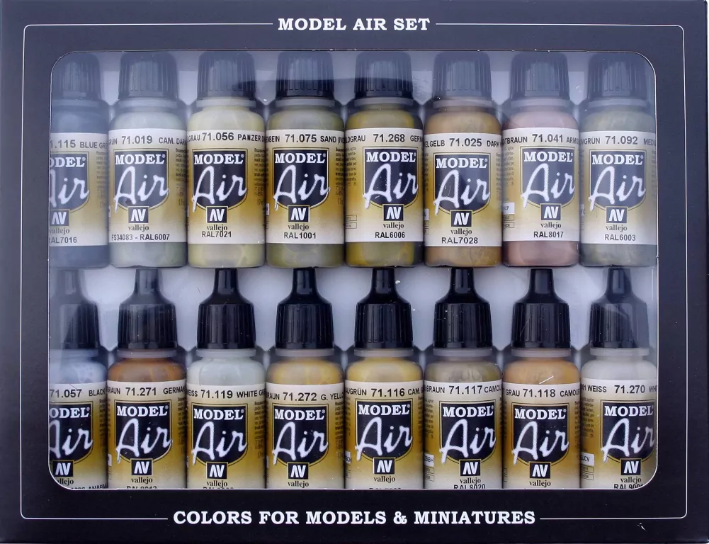 Vallejo: 71.208 - Model Air - German WWII Europe & Af (16 x 17 ml) - tantis.pl