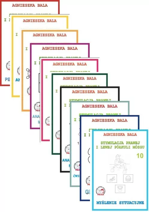 Pakiet: Stymulacja prawej i lewej półkuli mózgu. Część 1-10 - tantis.pl