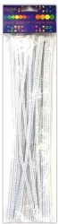 Druciki kreatywne białe 30 cm
