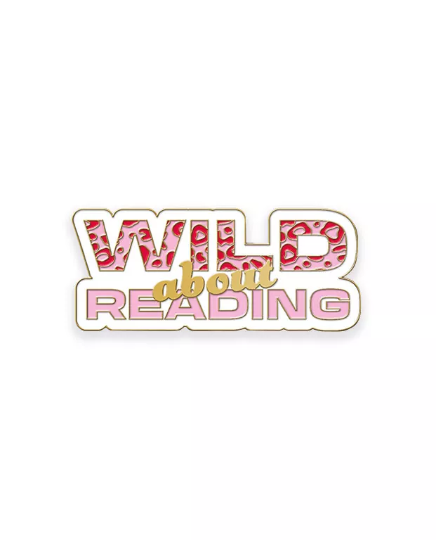 Przypinka Tantis- Wild About Reading - tantis.pl