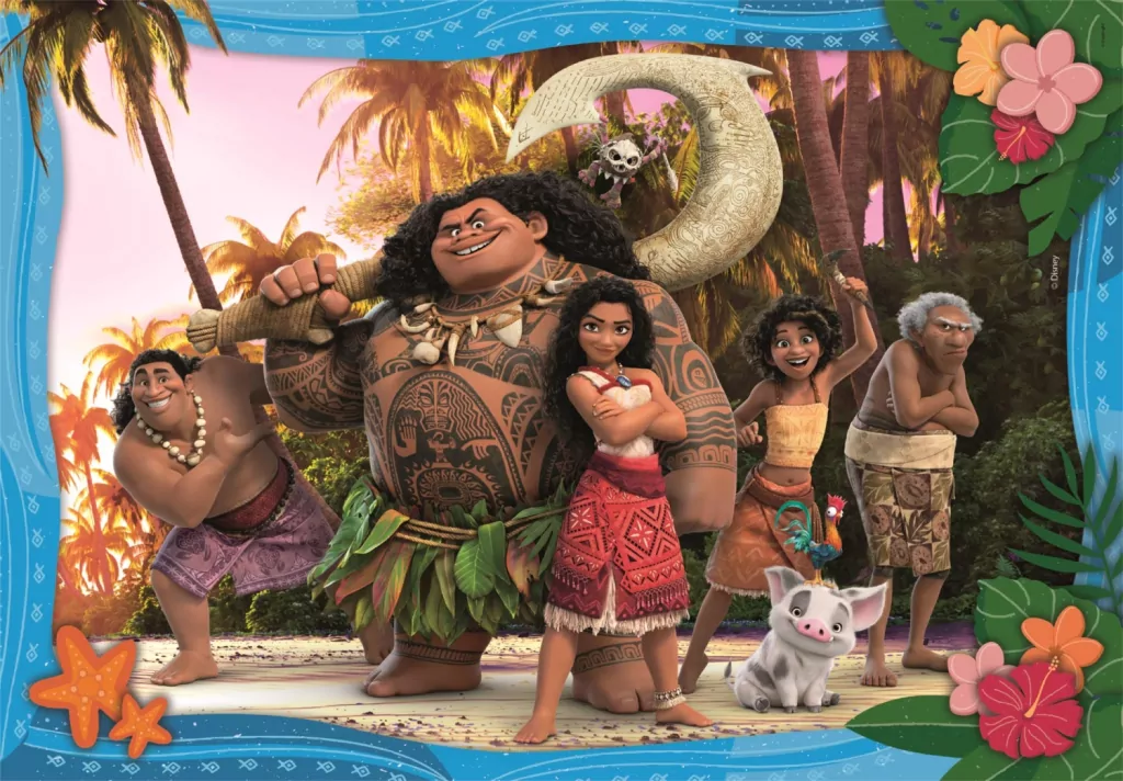 Puzzle 104. Super Kolor. Vaiana 2. 25787 - tantis.pl