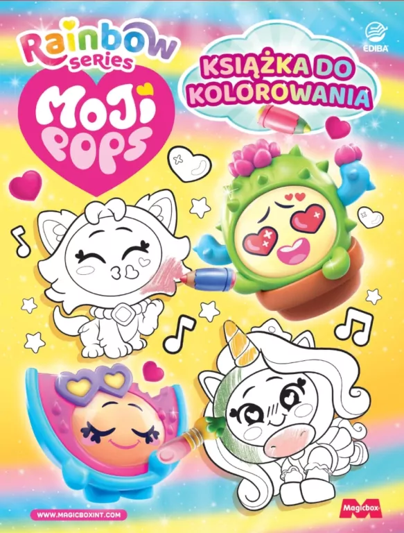 MojiPops - książka do kolorowania - tantis.pl